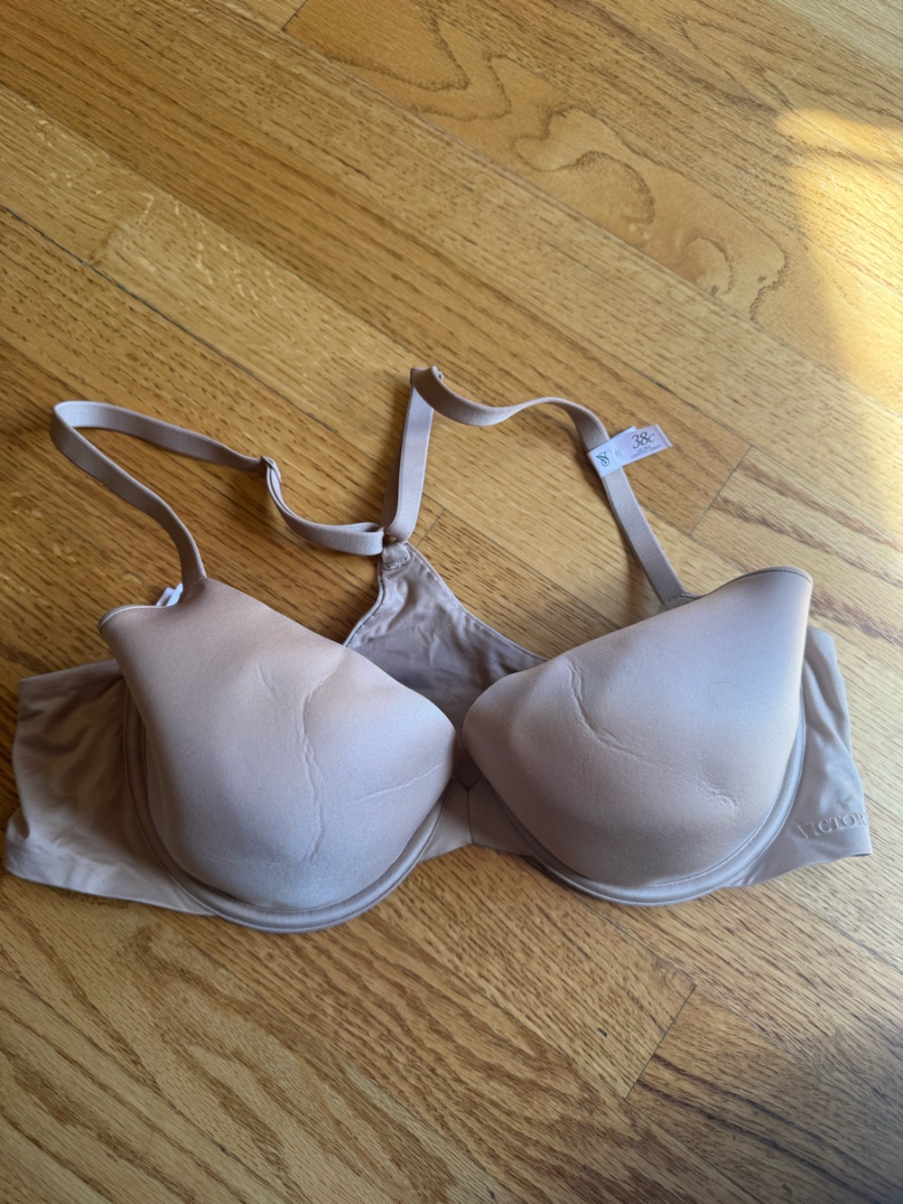Victoria’s Secret tan Racerback 38c bra